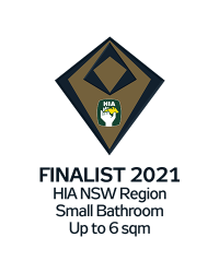 finalist 2021 HIA - Small Bathroom